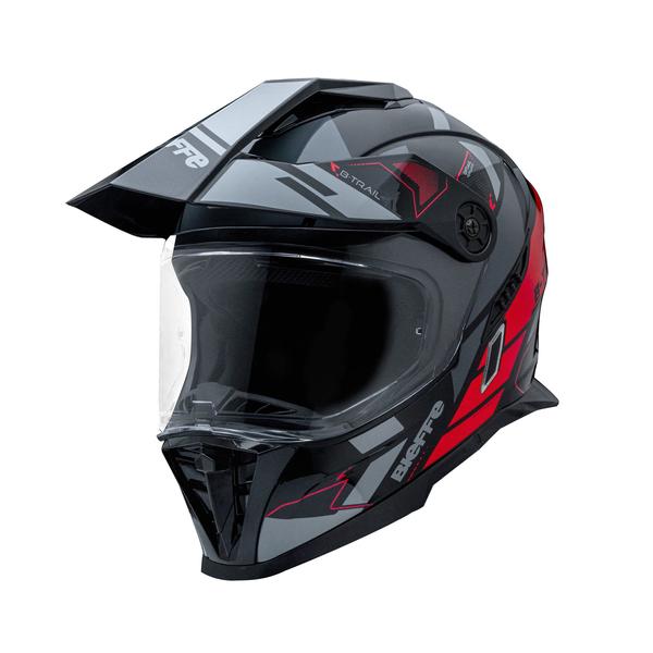 Imagem de Capacete Moto Bieffe B-Trail Conquest Com Óculos Interno