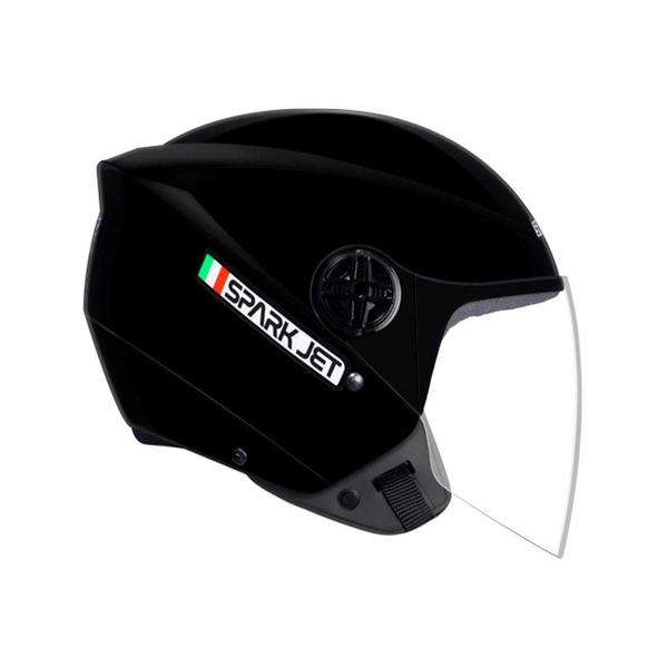 Imagem de Capacete Moto EBF Spark Jet Solid Aberto Várias Cores