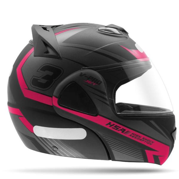 Imagem de Capacete Moto Escamoteável Robocop Gladiador Original V-pro Jet 3 Pro Tork Masculino Feminino Oferta