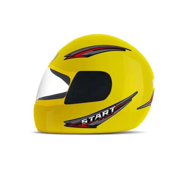 Imagem de Capacete Moto Fechado Amarelo Mixs Start Pro Tork Masculino/Feminino 60