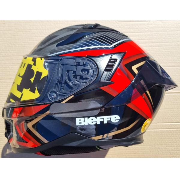 Imagem de Capacete Moto Fechado Bieffe Premium B-Fast Strak Vermelho