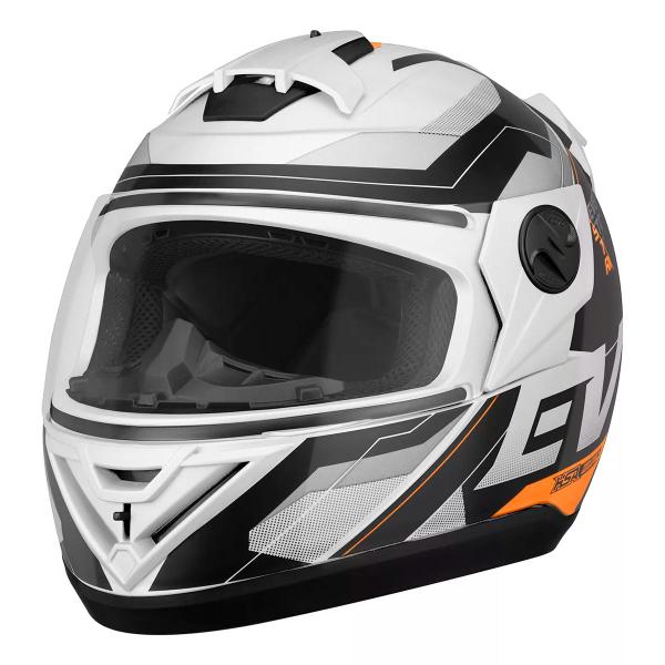 Imagem de Capacete Moto Fechado Branco G8 EVO Viseira Cristal Inmetro Tamanho 56 58 60 62 - Pro Tork