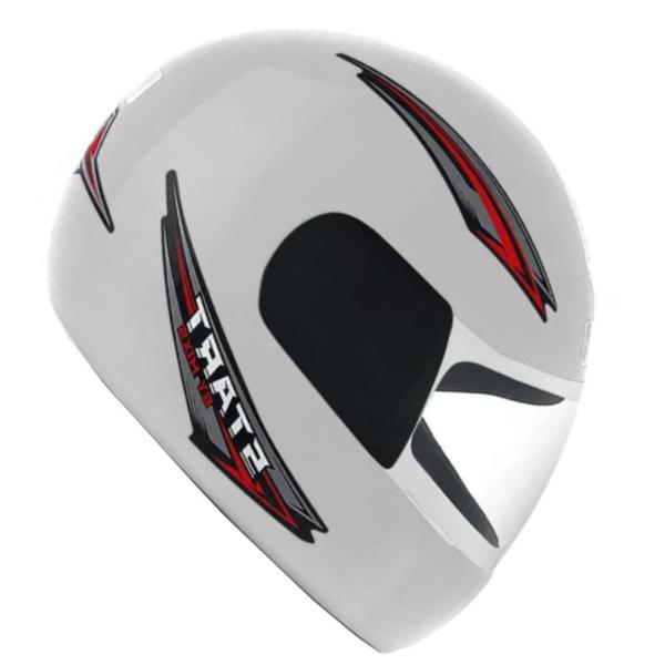 Imagem de Capacete Moto Fechado Branco Mixs Start Pro Tork Masculino/Feminino 58