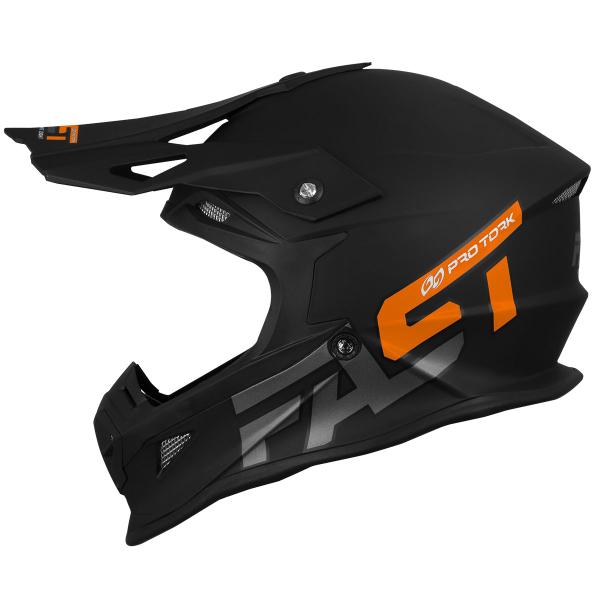 Imagem de Capacete Moto Fechado Esportivo Off Road Trilha Motocross Pro Tork Fast 788 Solid Masculino