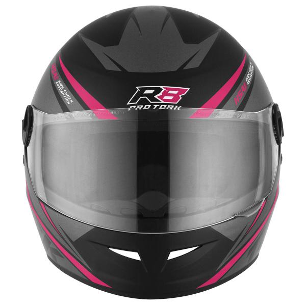 Imagem de Capacete Moto Fechado Feminino Masculino Integral Protork R8 Original C/ Selo Inmetro 56 58 60