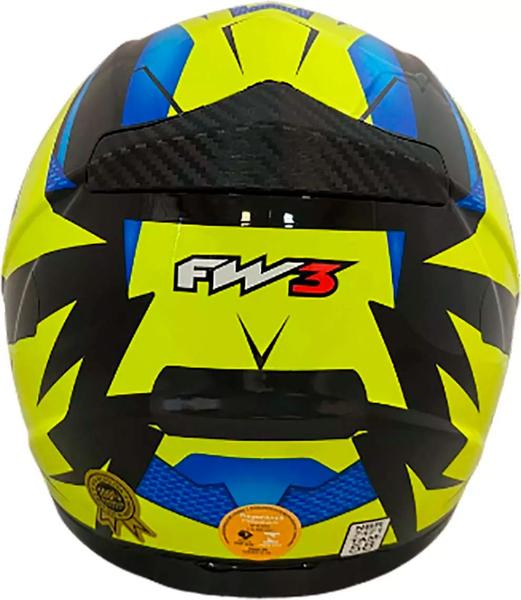 Imagem de Capacete Moto Fechado Gtx Fox Fw3 Óculos Fumê Várias Cores