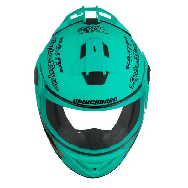 Imagem de Capacete Moto Fechado Integral Etceter Evolution Power Brands Brilhante Masculino Feminino