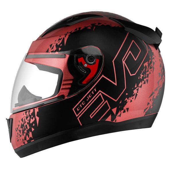 Imagem de Capacete Moto Fechado Integral Jet Evo Etceter Fragment Masculino e Feminino