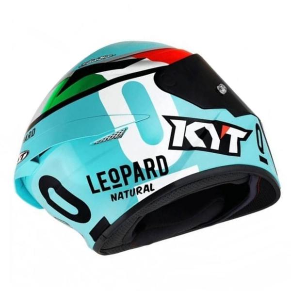 Imagem de Capacete Moto Fechado KYT TT Course Dalla Porta Azul Moto GP - L 60