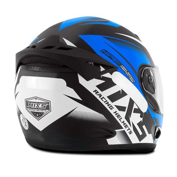 Imagem de Capacete Moto Fechado Mixs Mx2 Storm Masculino Vis. Cristal