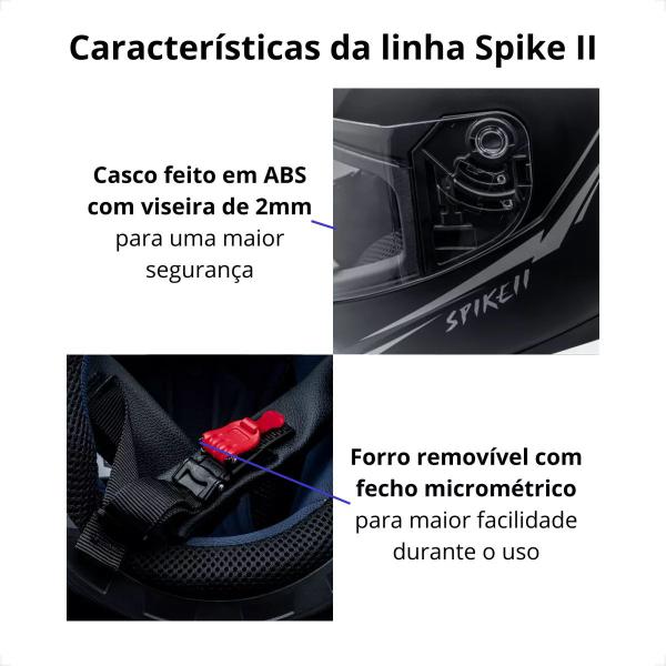 Imagem de Capacete Moto Fechado Peels Spike 2 1st Verde Água Brilho 