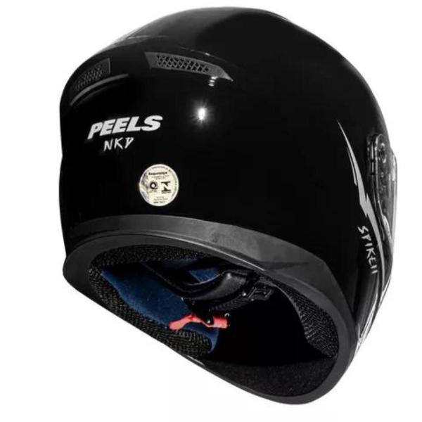 Imagem de Capacete Moto Fechado Peels Spike 2 Nkd Preto Brilhoso