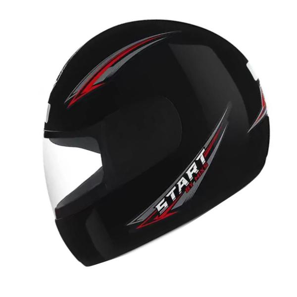 Imagem de Capacete Moto Fechado Preto Mixs Start Pro Tork Masculino/Feminino 60