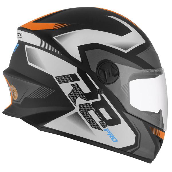 Imagem de Capacete Moto Fechado Pro Tork R8 Pro Fosco