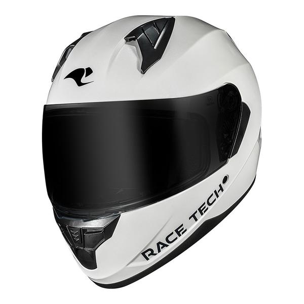 Imagem de Capacete Moto Fechado Race Tech Monocollor Branco White