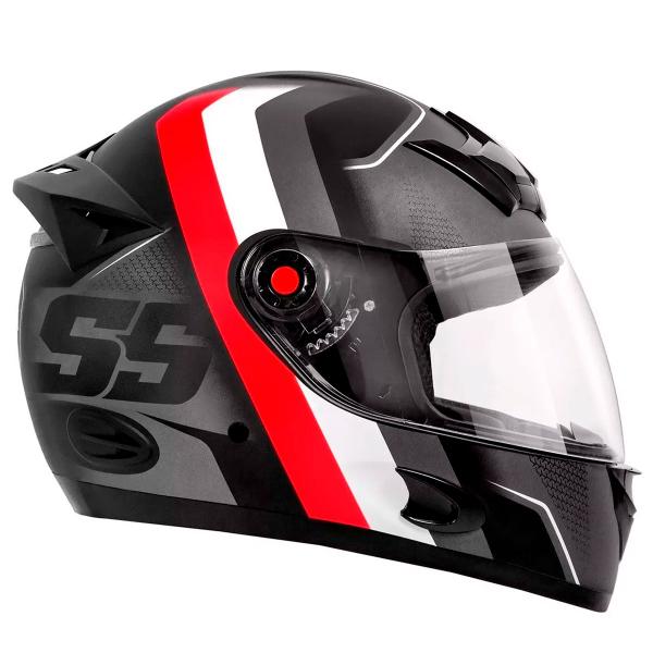 Imagem de Capacete Moto Fechado Viseira Cristal Mixs MX5 Super Speed Inmetro Tamanho 58 - Pro Tork