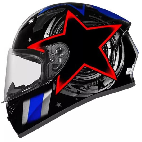 Imagem de Capacete Moto Fechado Xtroy Ff526 Lançamento Preto Vermelho