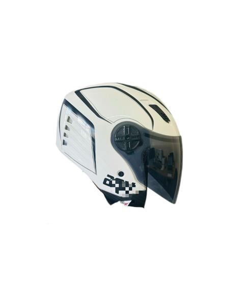 Imagem de Capacete Moto Fw3 + Viseira Fumê. Tab Blade White Branco Top