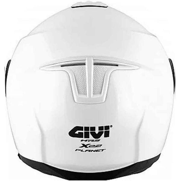 Imagem de Capacete Moto Givi X22 Planet Monocolor Branco Aberto