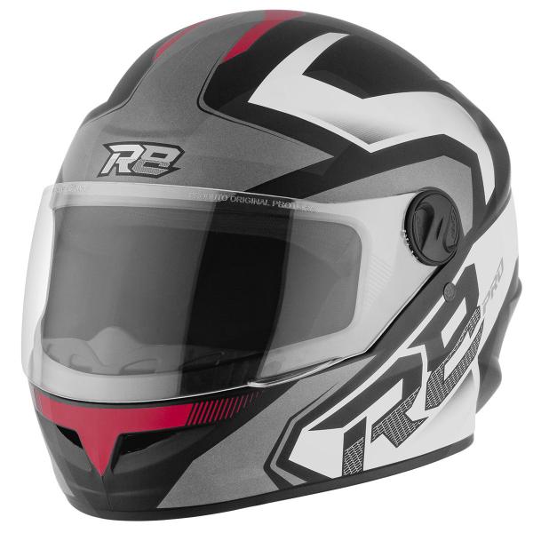 Imagem de Capacete Moto Integral Fechado Pro Tork R8 Pro Brilhante Lançamento Masculino - Feminino