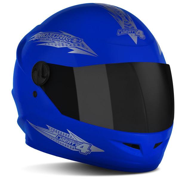 Imagem de Capacete Moto Integral Masculino Feminino Pro Tork New Liberty Four Fechado Viseira Fumê Oferta