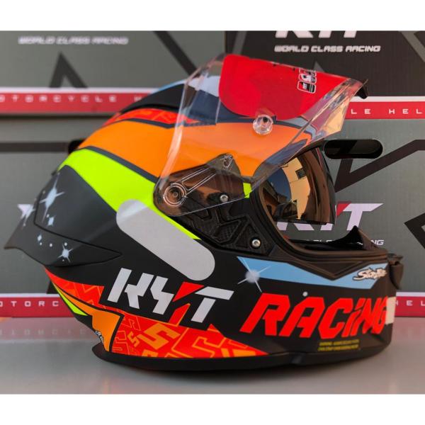 Imagem de Capacete Moto Kyt R2r Max Masia 2022 Fosco C/ Óculos Solar