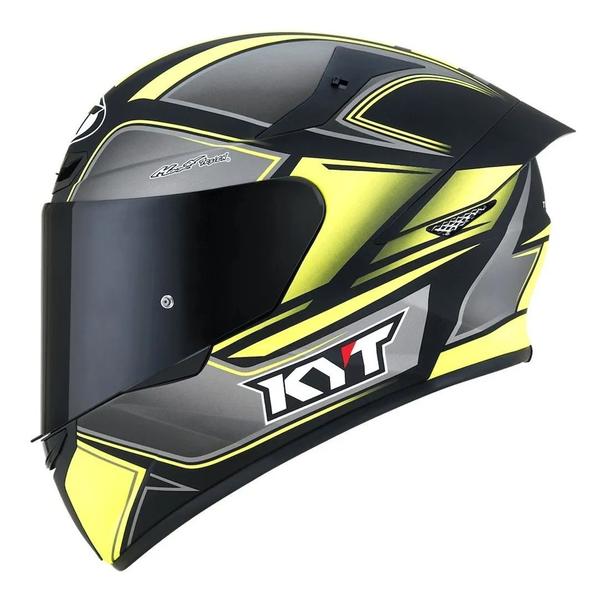 Imagem de Capacete Moto Kyt Tt Course Tourist Amarelo Fluor Fosco T56