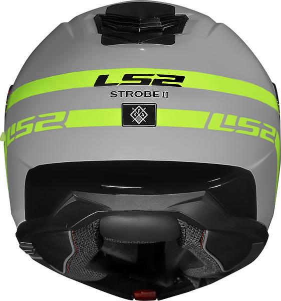 Imagem de Capacete Moto LS2 Strobe 2 FF908 Autox Cinza/Amarelo Fluor