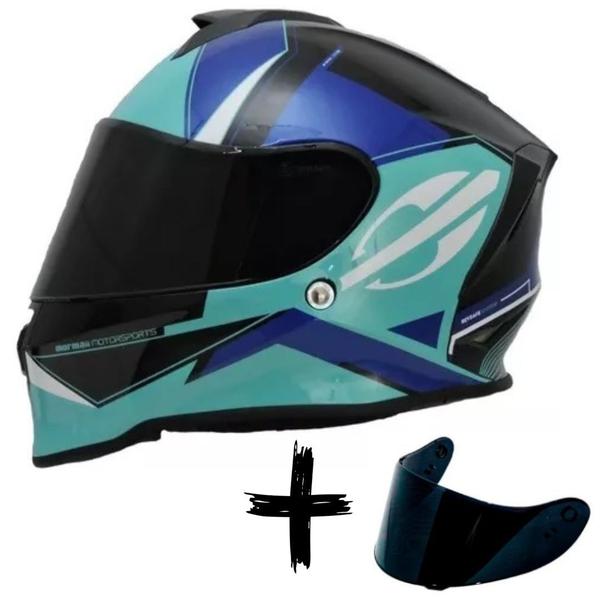 Imagem de Capacete moto mormaii m1 diversos modelos + viseira fumê