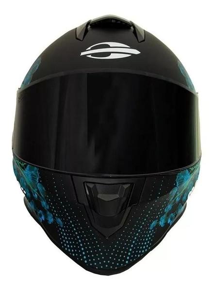 Imagem de Capacete Moto Mormaii M1 Echo Verde Fosco + Narigueira