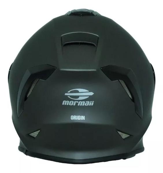 Imagem de Capacete Moto Mormaii M1 Origin Cinza Escuro + Viseira Fumê