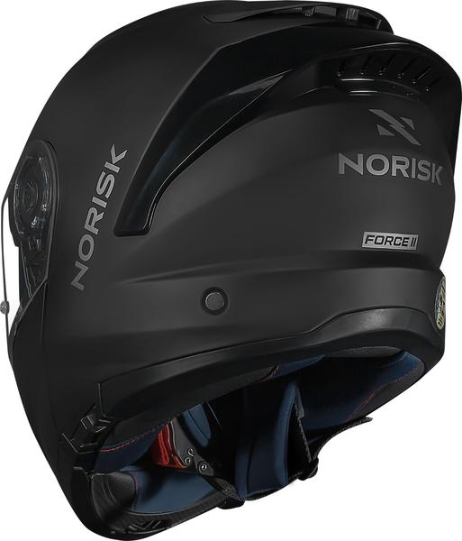 Imagem de Capacete Moto Norisk Force2 Monocolor Preto Fosco Com Oculos