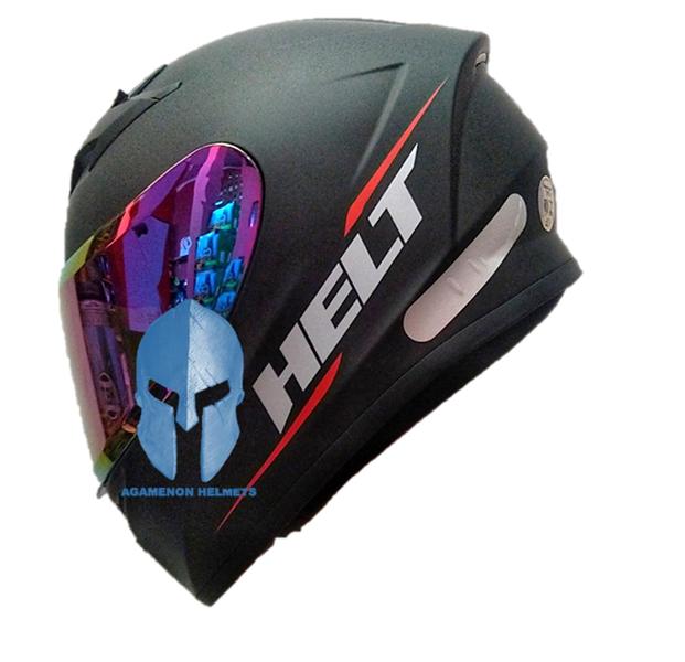 Imagem de Capacete Moto Original Helt Street Polar TAMANHO 62 Com Viseira Camaleao