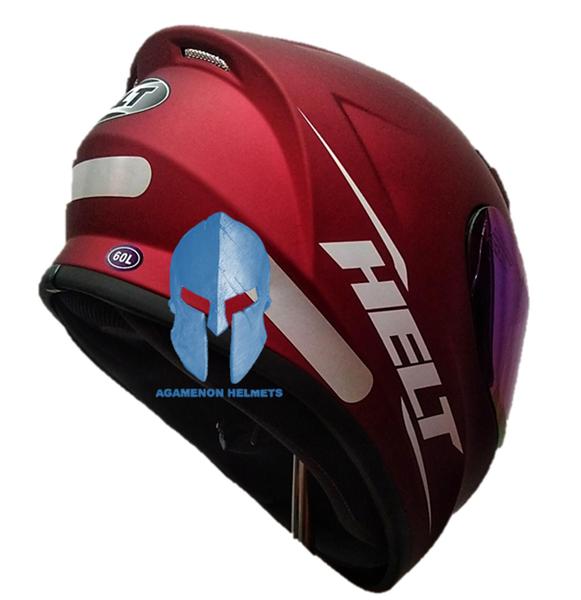 Imagem de Capacete Moto Original Helt Street Polar Verm TAMANHO 60 + Viseira Camaleão