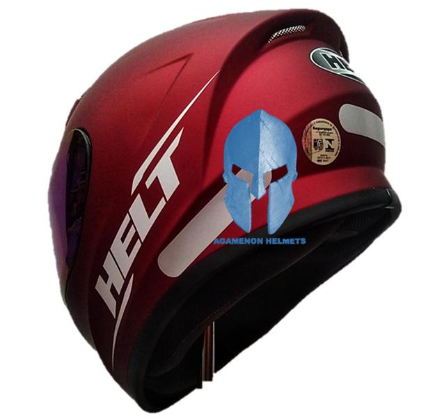 Imagem de Capacete Moto Original Helt Street Polar Verm TAMANHO 60 + Viseira Camaleão