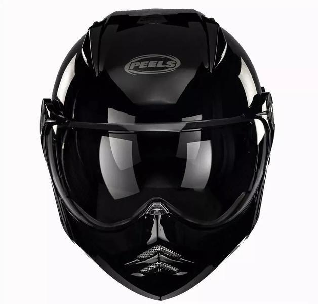 Imagem de Capacete Moto Peels Mirage Classic Preto Brilhante