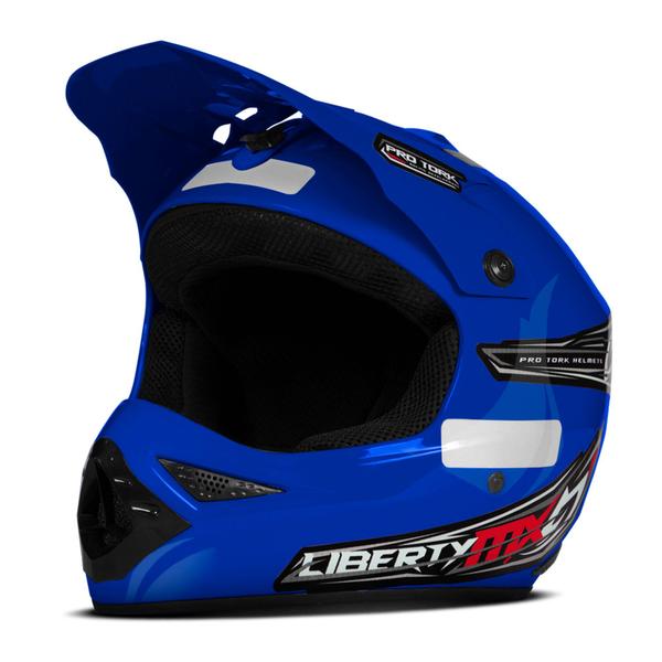 Imagem de Capacete Moto Piloto Estrada Trilha Fechado Motocross Offroad Enduro Pro Tork MX PRO + Óculos