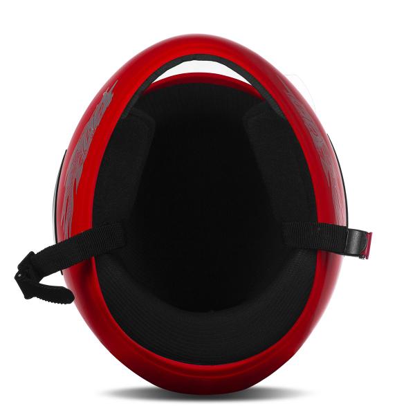 Imagem de Capacete Moto Pro Tork Aberto Liberty 4 Four Vermelho + Capa de Chuva Pioneira