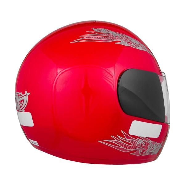 Imagem de Capacete Moto Pro Tork Aberto Liberty 4 Four Vermelho + Capa de Chuva Pioneira