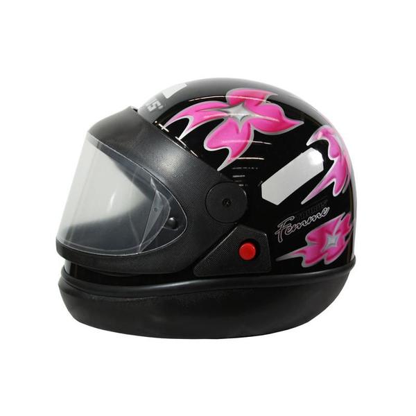 Imagem de Capacete Moto San Marino Femme Preto 58