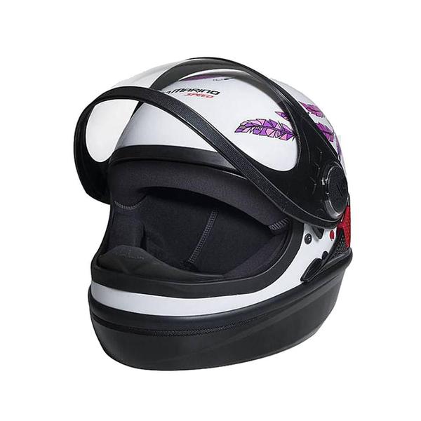 Imagem de Capacete Moto San Marino Speed Fly Branco e Rosa Tamanho 58