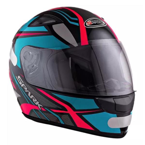 Imagem de Capacete Moto Spark Spider Ebf Esportivo Tiffany