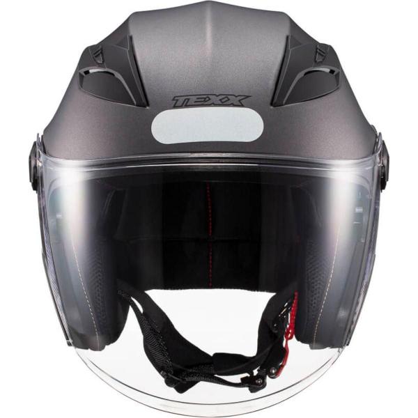 Imagem de Capacete Moto Texx Aberto Ugello Solid Chumbo