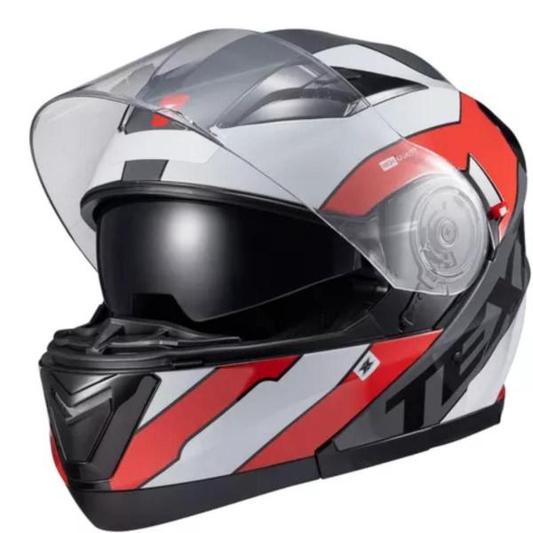 Imagem de Capacete Moto Texx Gladiator V3 Reisen + Viseira Azul