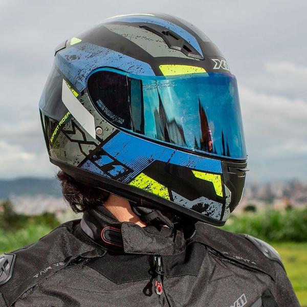 Imagem de Capacete Moto Unissex X11 Trust Pro Ballads Com Viseira Extra