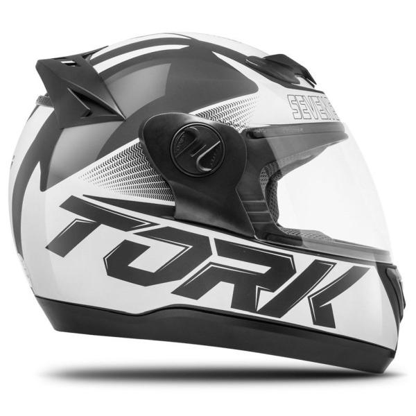 Imagem de Capacete Motociclista Fechado Masculino/Feminino Urbano Pro Tork Liberty Evolution G7 Brilhante