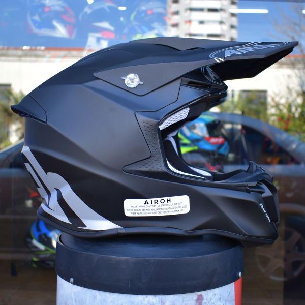 Imagem de Capacete Motocross Airoh Twist Preto Fosco Trilha Off Road