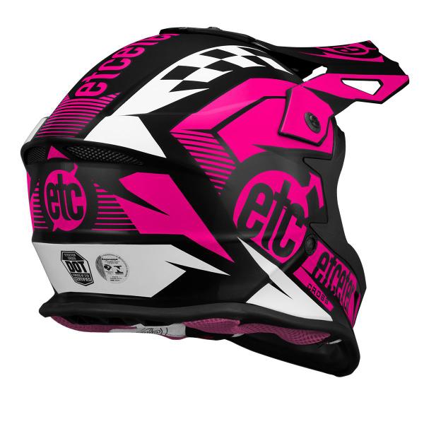 Imagem de Capacete Motocross Etceter Fast Brilhante