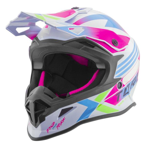 Imagem de Capacete Motocross Pro Tork Fast Next Brilhante