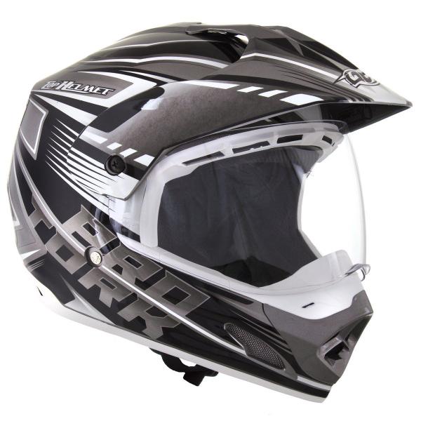 Imagem de Capacete Motocross Trilha Pro Tork TH1 Vision Adventure Off Road Esportivo Tamanhos 56 / 58 / 60